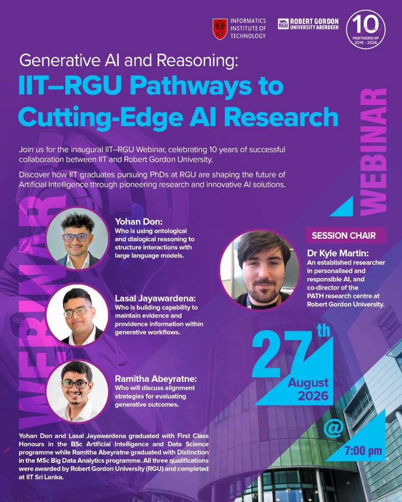 Free Generative AI & Reasoning Webinar 2026 | IIT × RGU